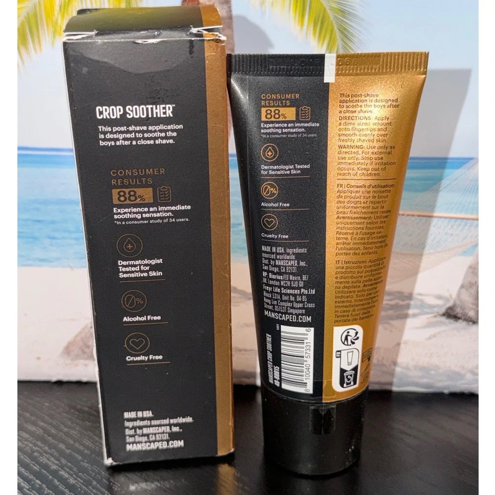 Manscaped‎ Crop Soother Ball Aftershave Lotion 2oz Advanced Groin Care